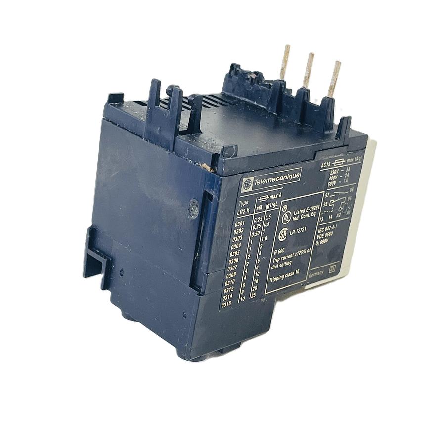 Refurbished TELEMECANIQUE LR2K 0308 OVERLOAD RELAY 1.8-2.6A 690V CLASS 10