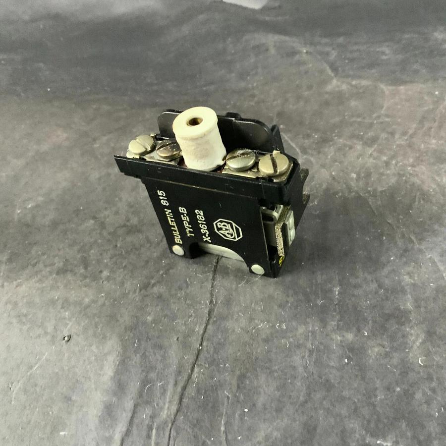 Used ALLEN BRADLEY X-36182 TYPE B OVERLOAD RELAY ($4 OBO)