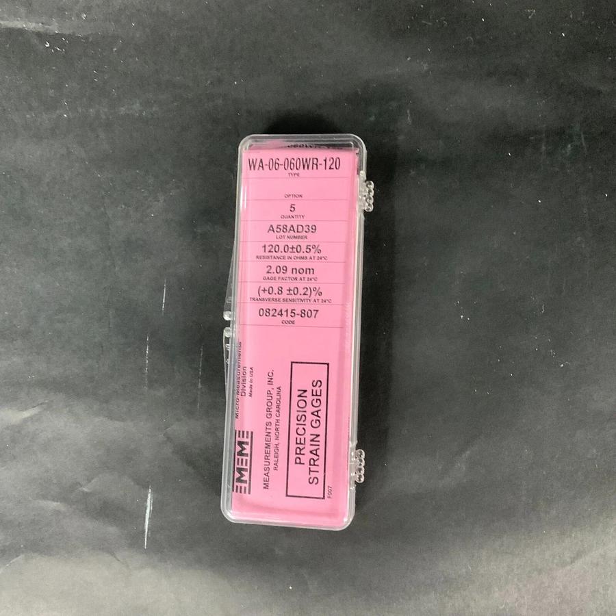 MICRO-MEASUREMENTS WA-06-060WR-120 PRECISION STRAIN GAUGE - 1 UNIT ($5 OBO)
