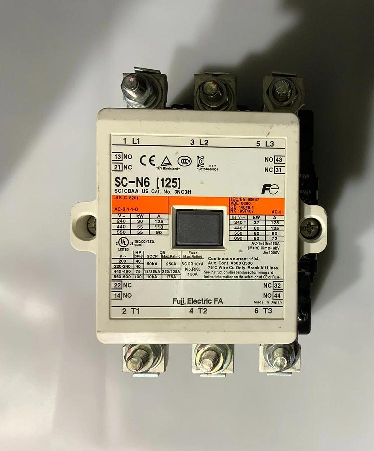 Used FUJI SC-N6 CONTACTOR ($59.99/EACH OBO)