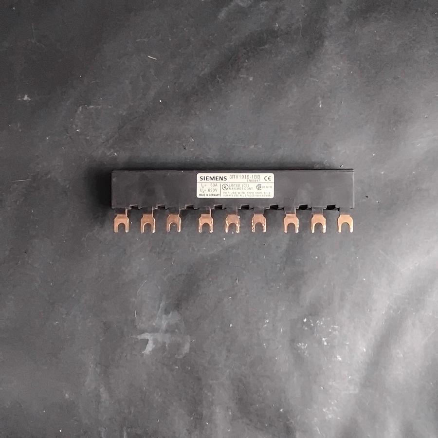 Used SIEMENS 3RV1915-1BB BUSBAR ($10 OBO)