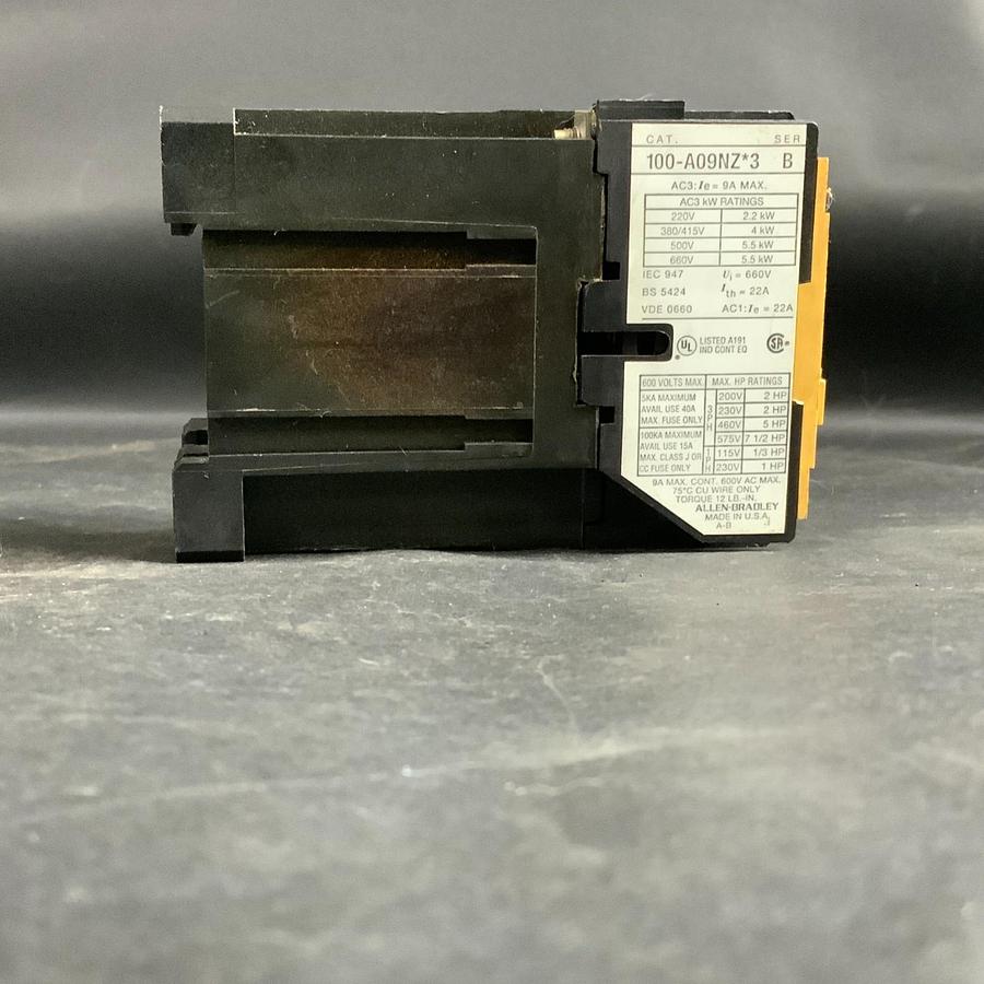 Used ALLEN BRADLEY 100-A09ND3 SERIES B CONTACTOR ($10 OBO)