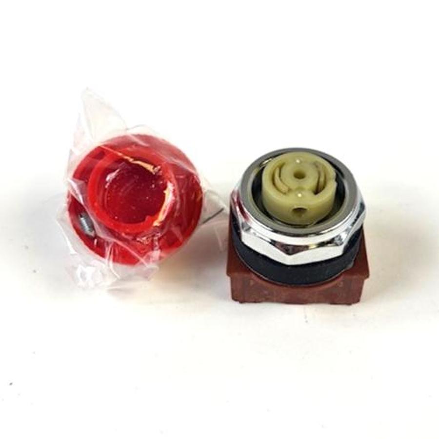 Used SIEMENS 3SB03-K4R RED PUSHBUTTON