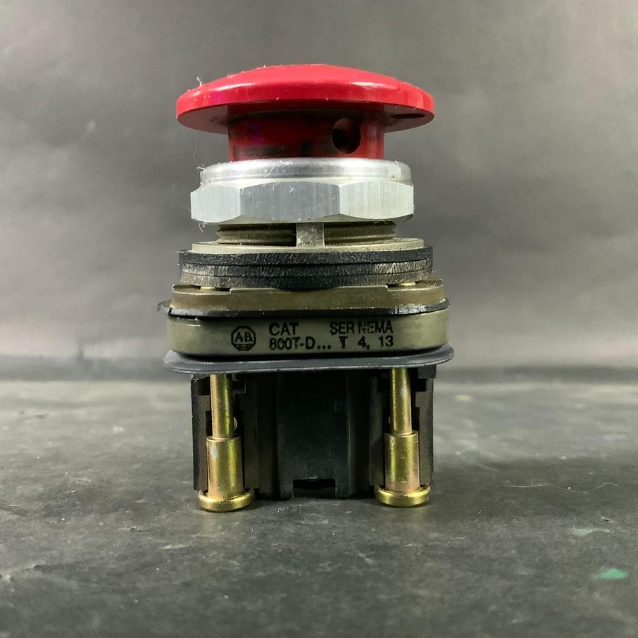 Used ALLEN BRADLEY 800T-D RED PUSHBUTTON ($40 OBO)