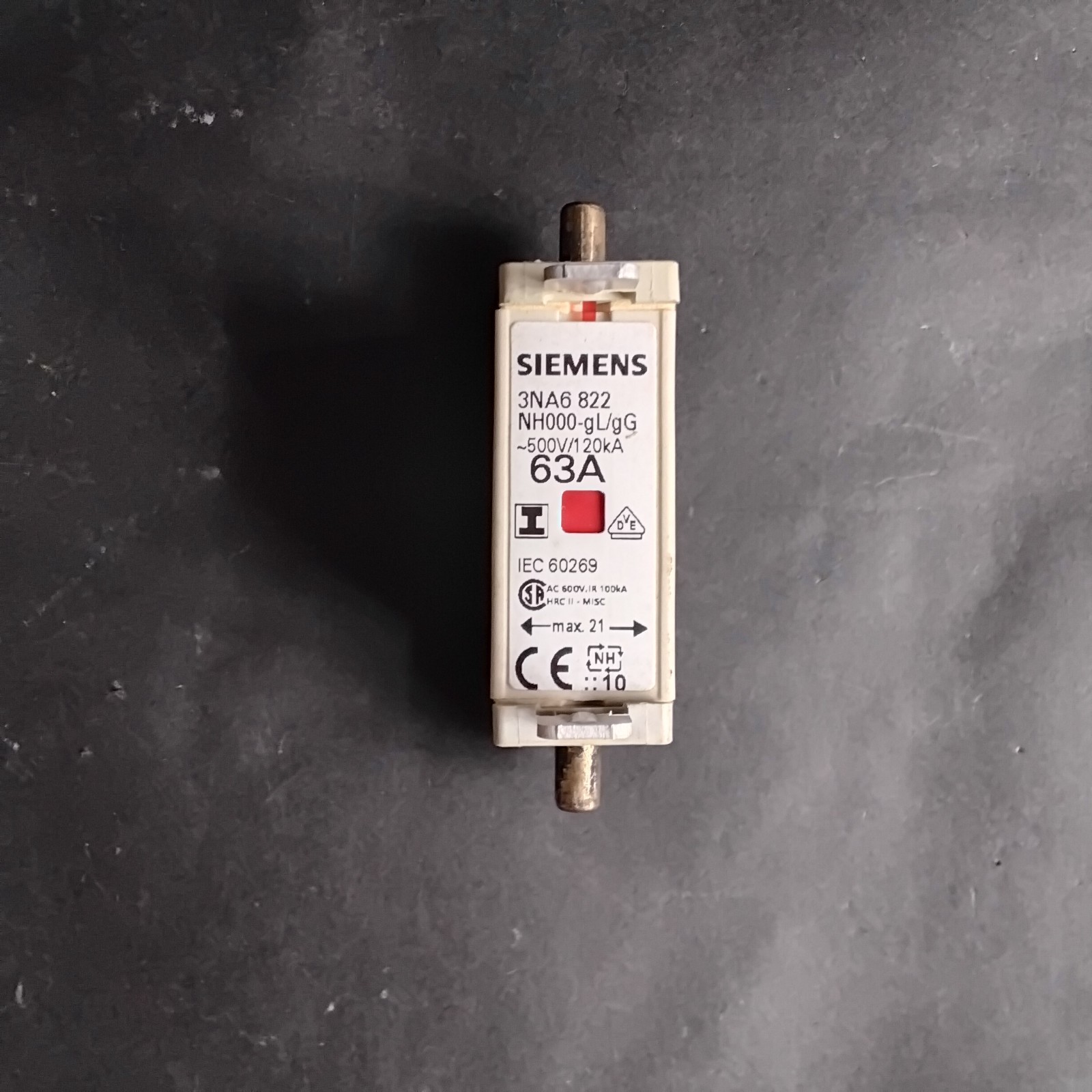 Used SIEMENS 3NA6822 FUSE LINK ($13 OBO)