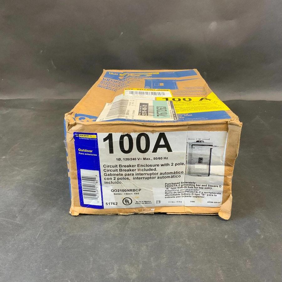 SQUARE D QO2100NRBCP CIRCUIT BREAKER ENCLOSURE ($80 OBO) 47569517624
