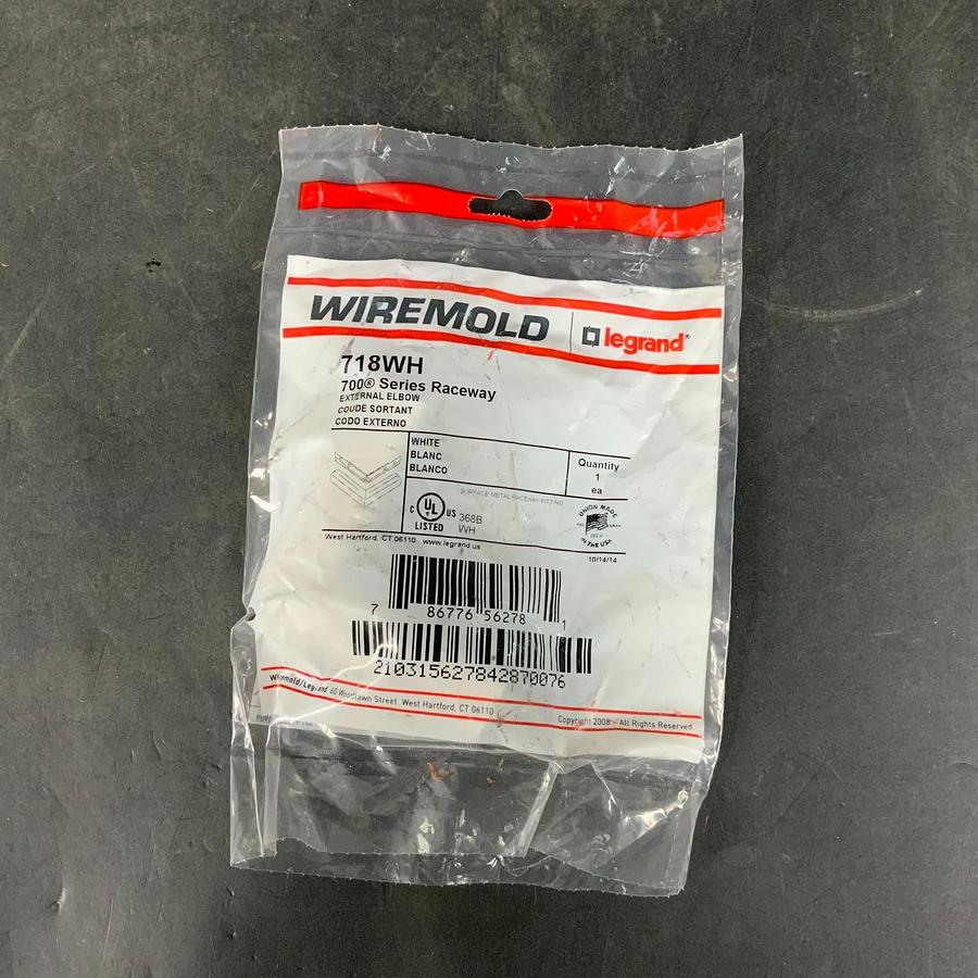 WIREMOLD 718WH EXTERNAL ELBOW ($8 OBO)