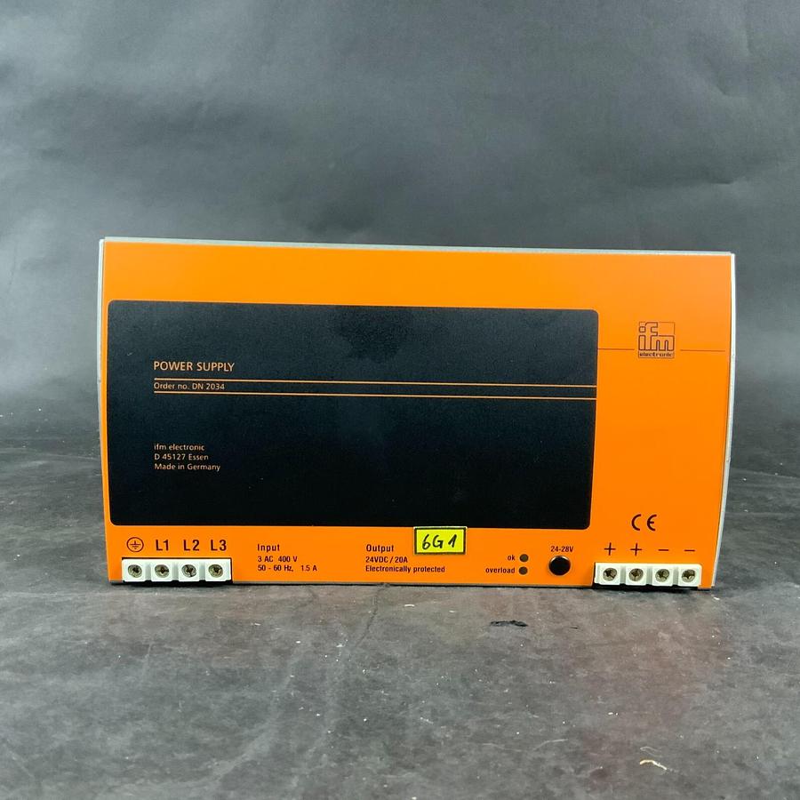 Used IFM ELECTRONIC DN 2034 POWER SUPPLY ($400 OBO)