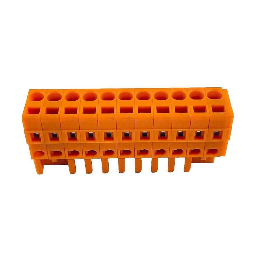 Used WAGO MCS MIDI 231 11-POLE PLUGGABLE TERMINAL BLOCK FEMALE CONNECTOR 300V 15A