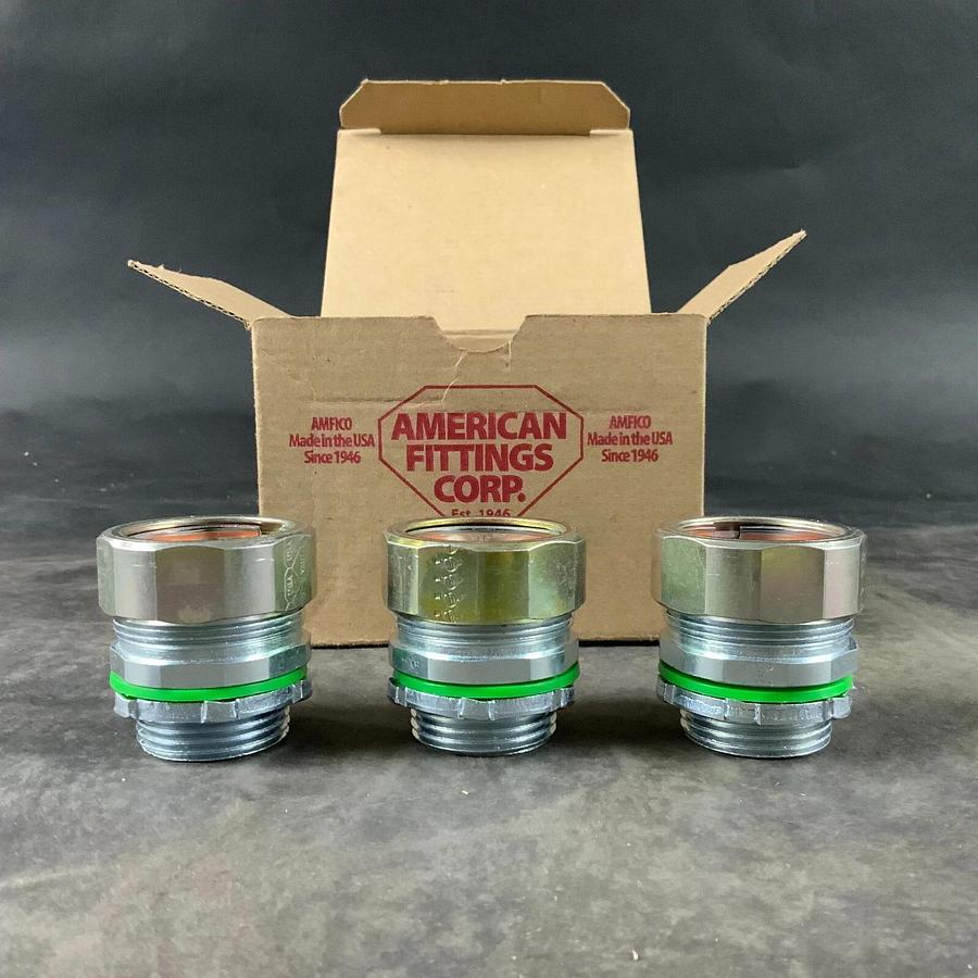 Used AMERICAN FITTINGS - NT2752RT 1" RIGID COMPRESSION CONNECTOR - SET OF 5 ($45 OBO)