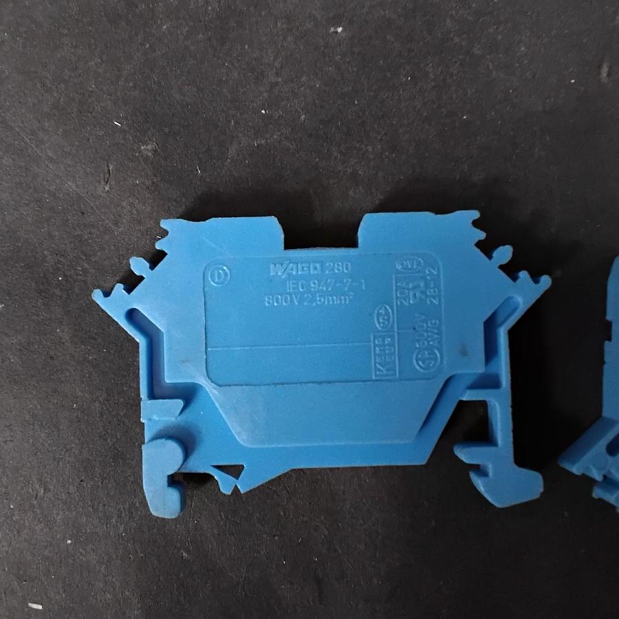 Used WAGO 280 SERIES TERMINAL BLOCK ($3 OBO)