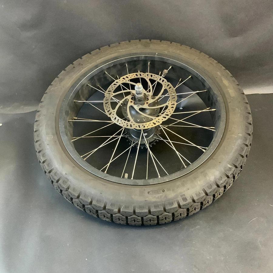 Used KENDA K-272 E-16-402 3.00-16 FULL WHEEL WITH ROTOR (URB-E HUB) ($150 OBO)
