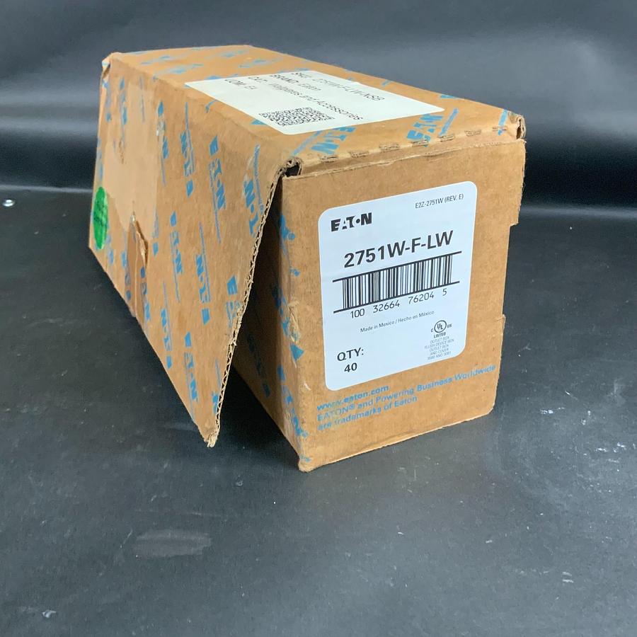 EATON 2715W-F-LW WALLPLATE - BOX OF 40 ($55 OBO)