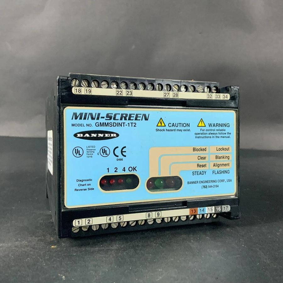 Used BANNER GMMSDINT-1T2 MINI SCREEN CONTROL MODULE ($175 OBO)