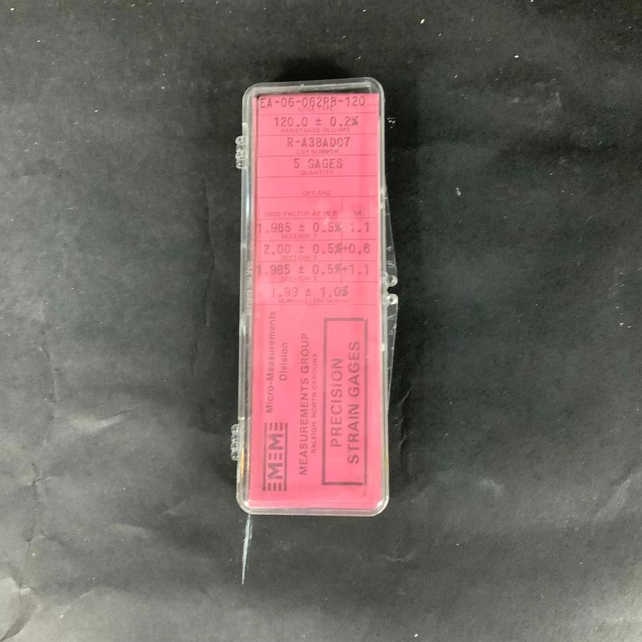 MICRO-MEASUREMENTS EA-06-062RB-120 PRECISION STRAIN GAUGE - LOT OF 2 ($10 OBO)