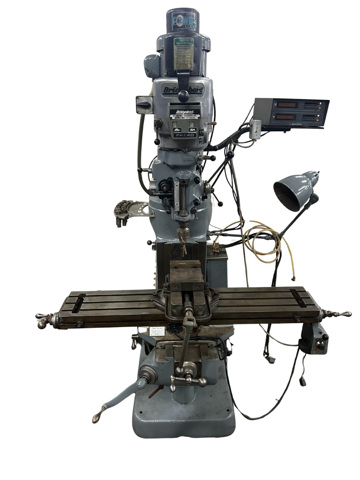 Used Bridgeport Vertical Mill - 2J-83319-2 - 9"x48" Table - 2HP