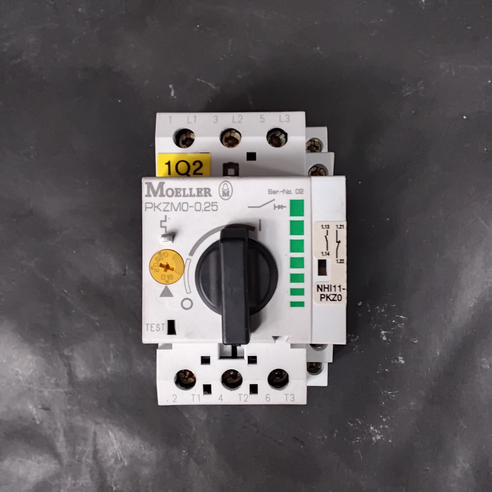 Used MOELLER PKZM0-0,25 MOTOR PROTECTOR CIRCUIT BREAKER ($24 OBO)