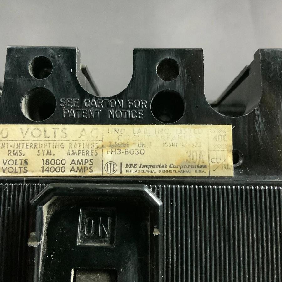 Used ITE EH3-B030 CIRCUIT BREAKER ($30 OBO)