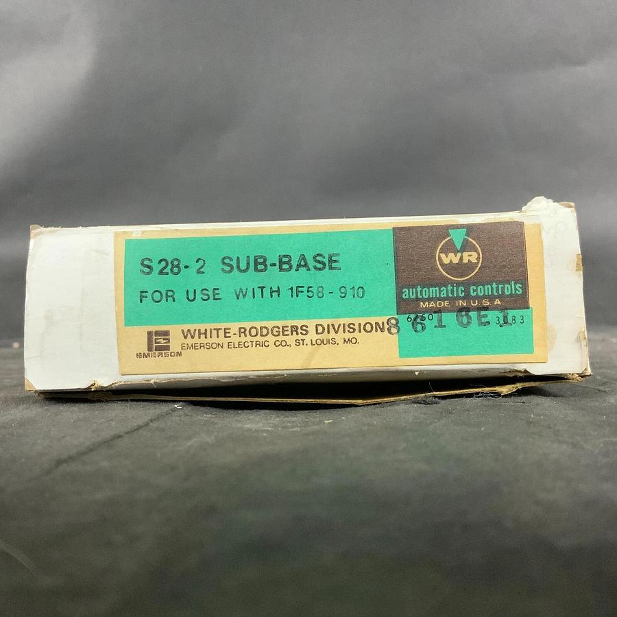 WHITE RODGERS S28-2 SUB-BASE ($25 OBO)