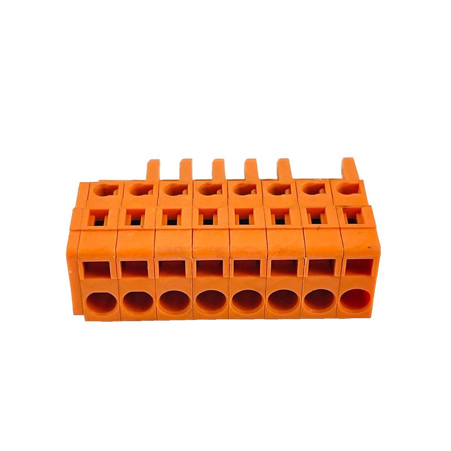Used WAGO MCS MIDI 231 9-POLE PLUGGABLE TERMINAL BLOCK FEMALE CONNECTOR 300V 15A (2)