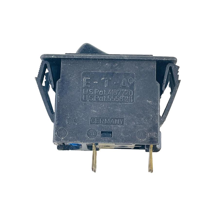 Used E-T-A 3120-F321-P7T1-W01D DOUBLE POLE THERMAL CIRCUIT BREAKER 2A 240VAC 50VDC