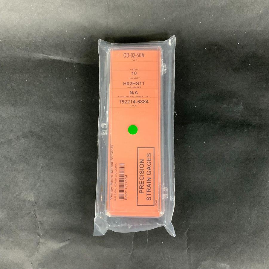 Used MICRO-MEASUREMENTS CD-02-50A PRECISION STRAIN GAUGE - BOX OF 10 ($25 OBO)