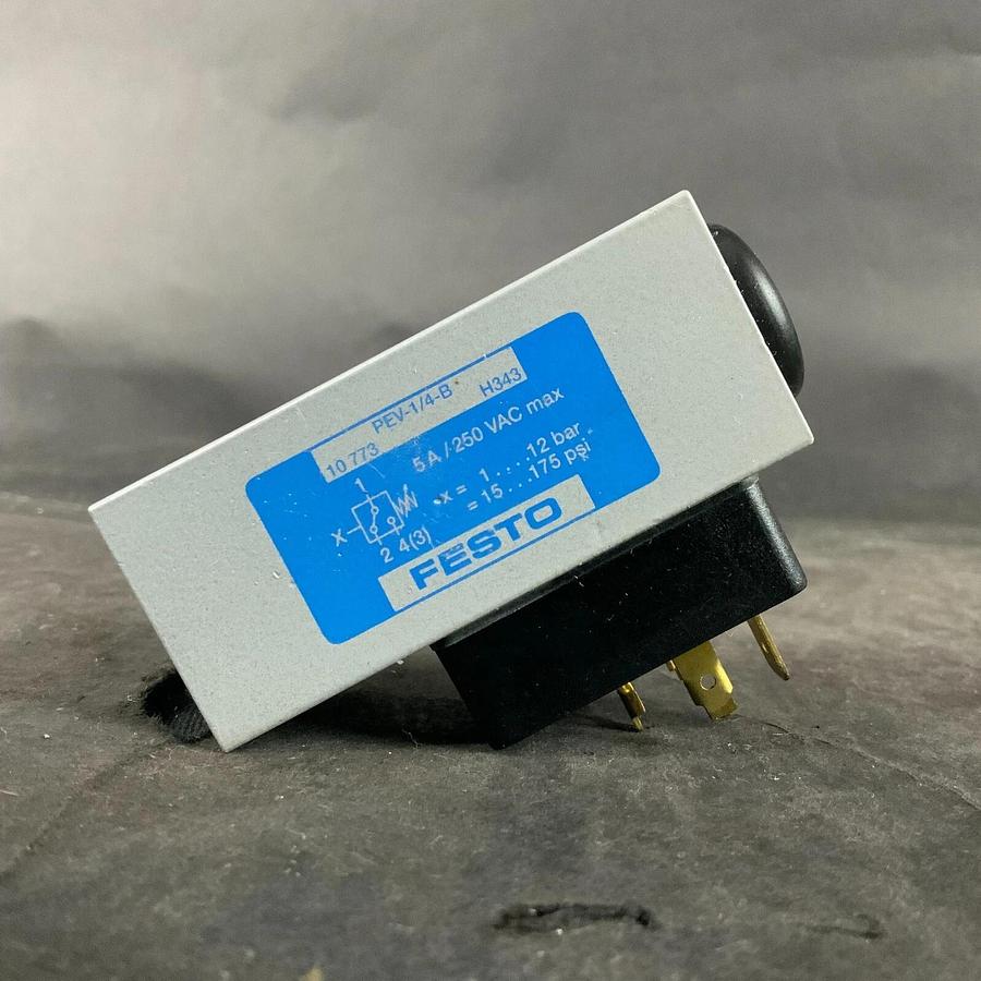 FESTO PEV-1/4-B PRESSURE SWITCH ($45 OBO)