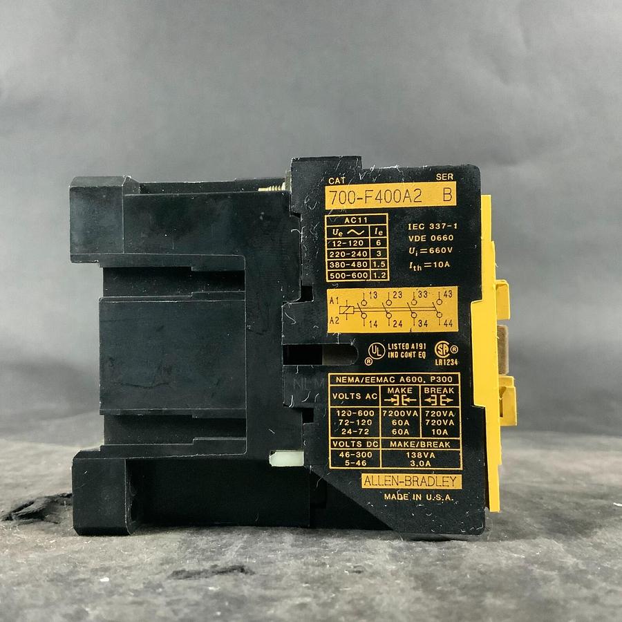 Used ALLEN BRADLEY 700-F400A2 B CONTACTOR ($35 OBO)