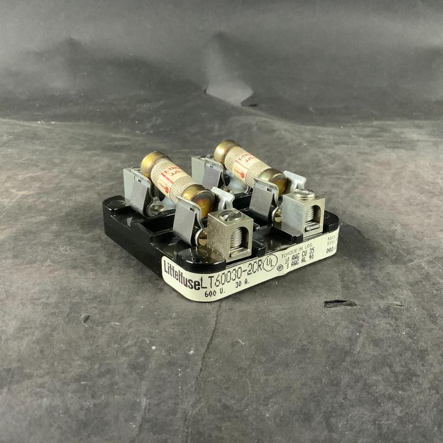 Used LITTELFUSE LT60030-2CR FUSE BLOCK ($10 OBO)