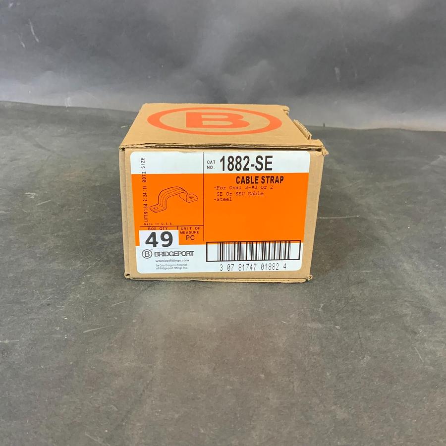 Used BRIDGEPORT 1882-SE CABLE STRAP - BOX OF 49 ($30 OBO)