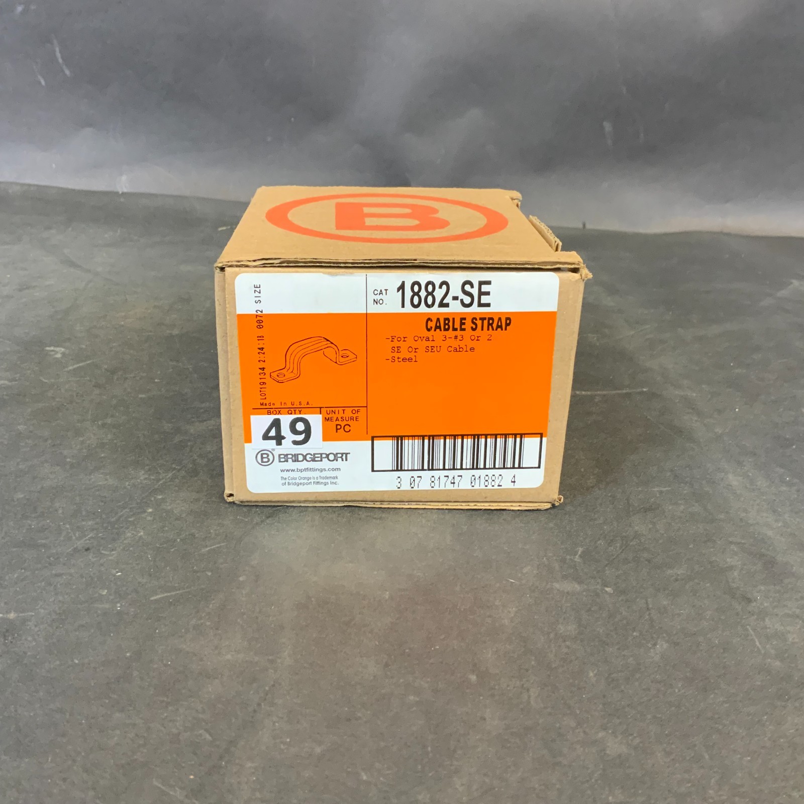 Used BRIDGEPORT 1882-SE CABLE STRAP - BOX OF 49 ($30 OBO)
