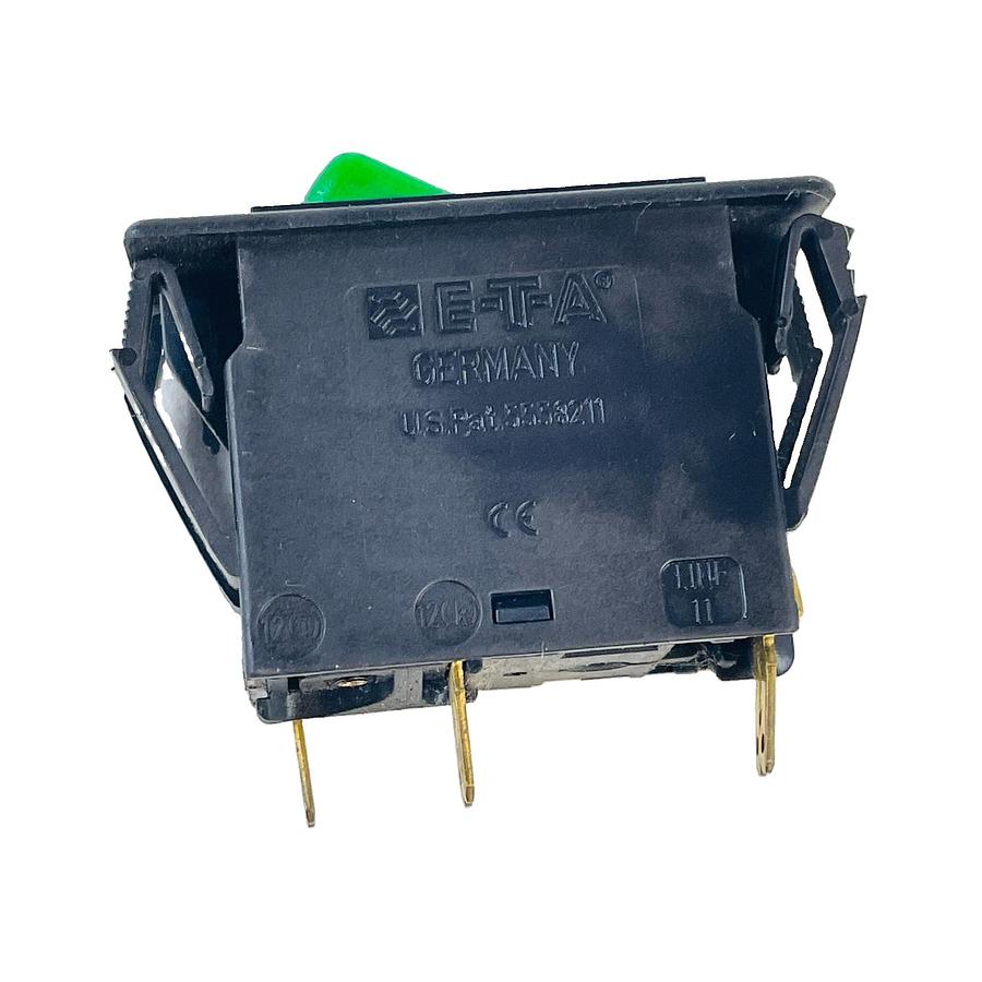 Used E-T-A 3120-F311-P7T1-W19FB3 THERMAL CIRCUIT BREAKER 10A 240VAC 50VDC GREEN