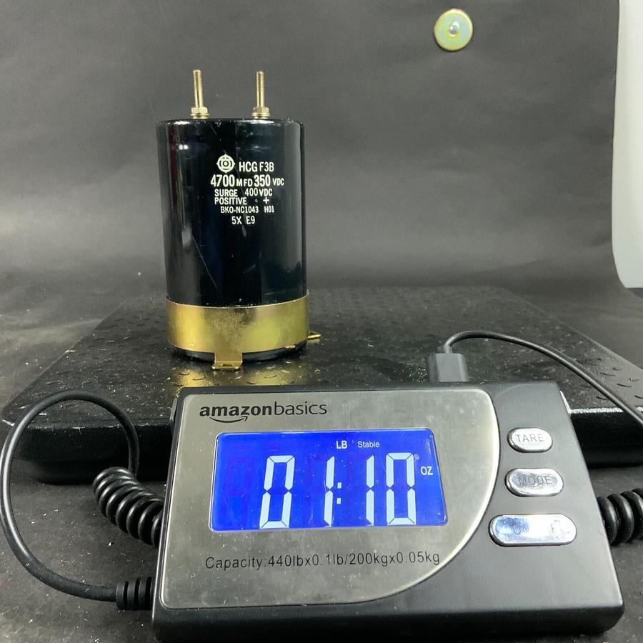 Used HITACHI HCGF3B 4700 MFO 350VDC CAPACITOR ($30 OBO)