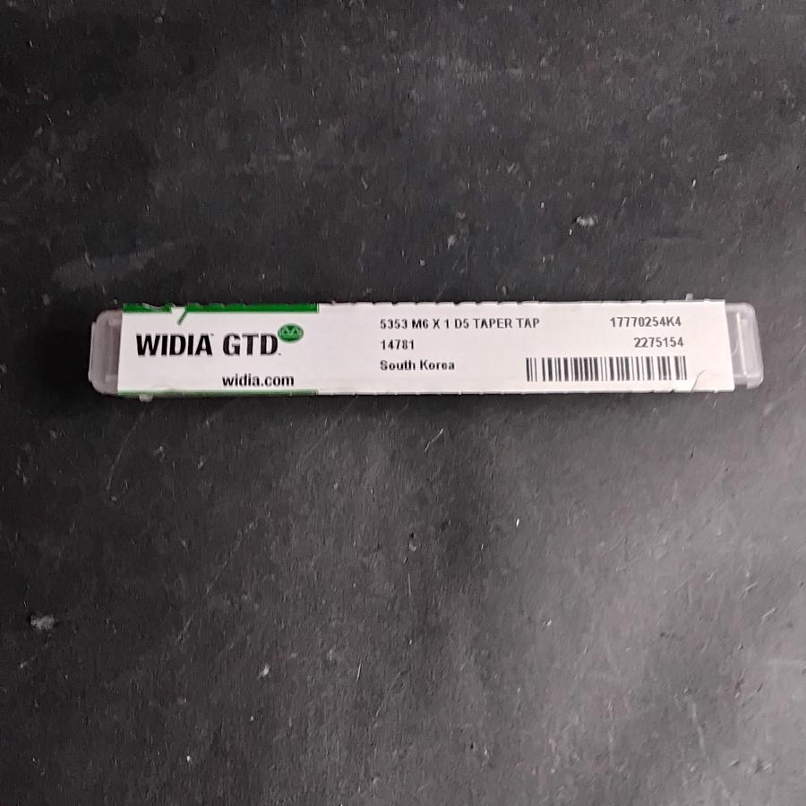 Used WIDIA GTD M6X1 D5 TAPER TOP ($17 OBO)