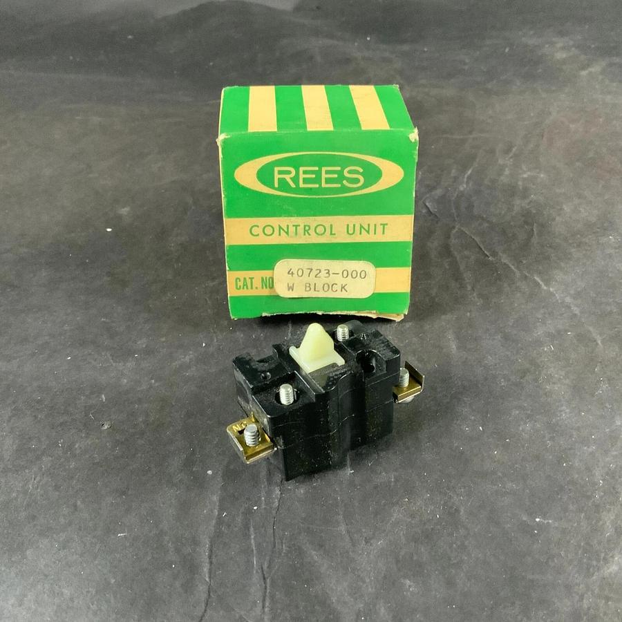 REES 40723-000 R-W CONTACT BLOCK ($20 OBO)