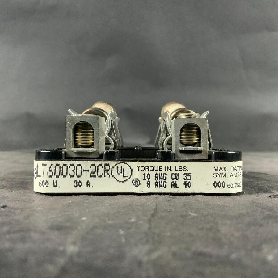 Used LITTELFUSE LT60030-2CR FUSE BLOCK ($10 OBO)