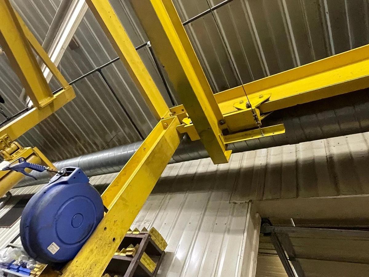 Used Freestanding Bridge Crane - 18'L x 10'W x 11'T - 2 Ton Capacity - ($23,000 OBO)