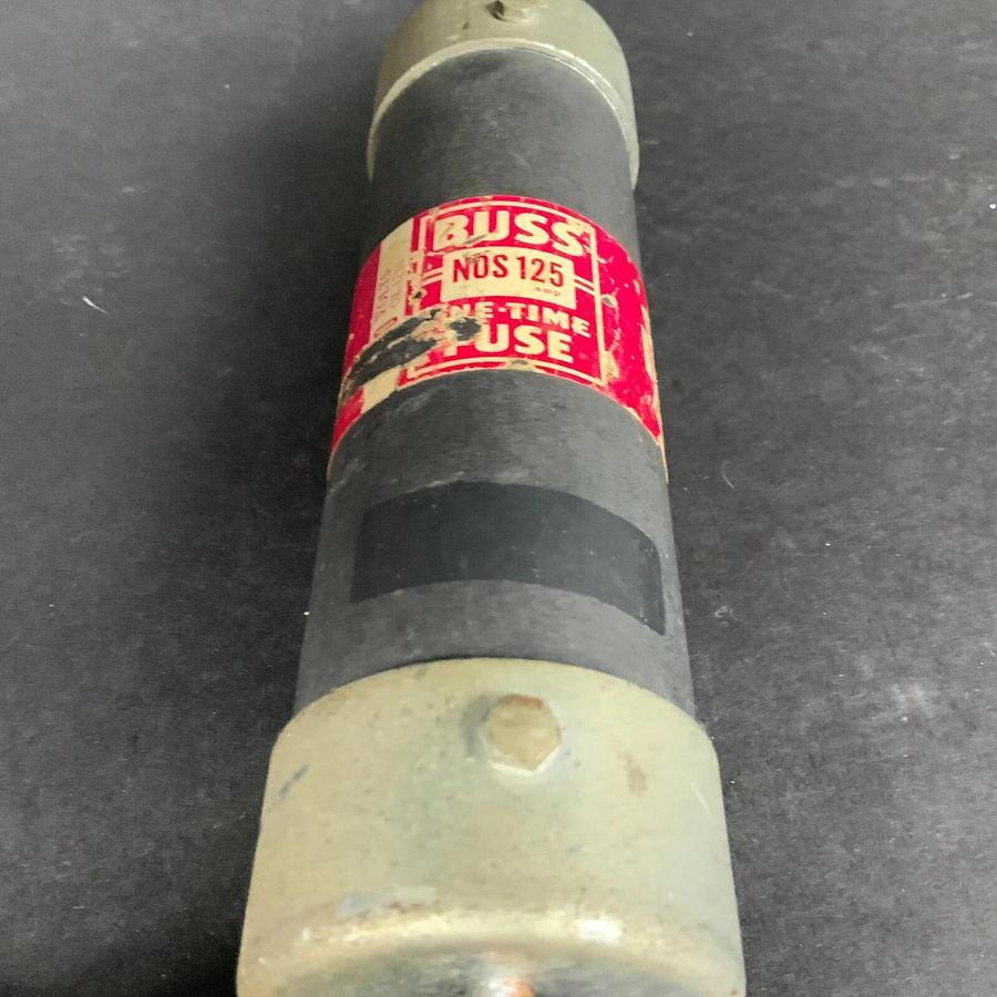 Used BUSSMANN NOS-125 ONE-TIME FUSE ($14 OBO)