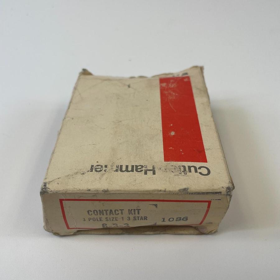 Used CUTLER HAMMER 6-3-3 CONTACT KIT 3 POLE SIZE 1 3 STAR OEM