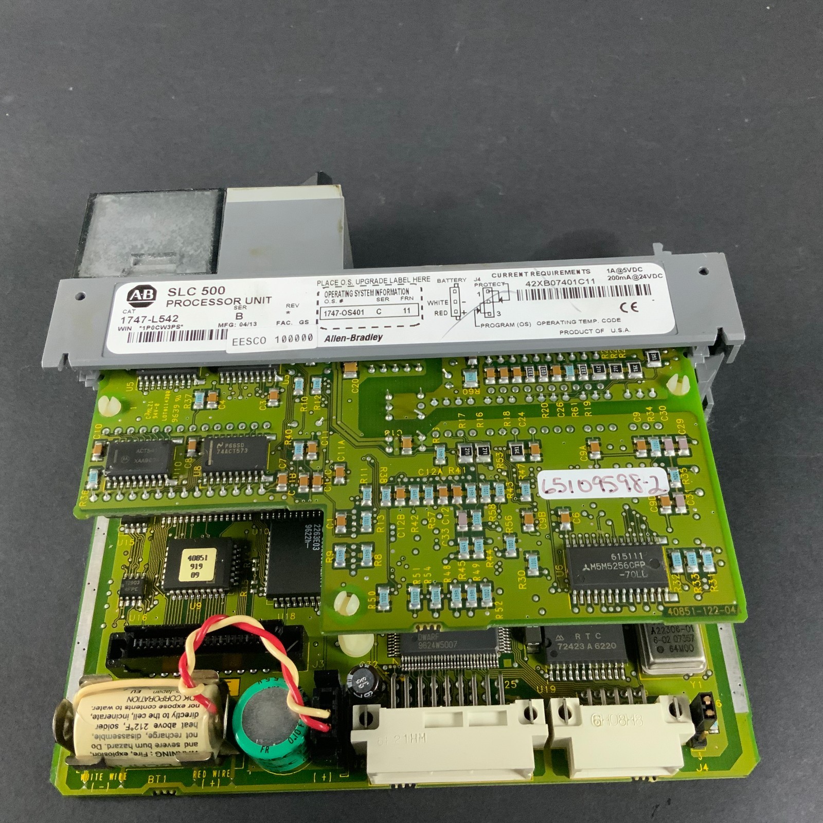 Used ALLEN BRADLEY 1747-L542 PROCESSOR MODULE ($220 OBO)