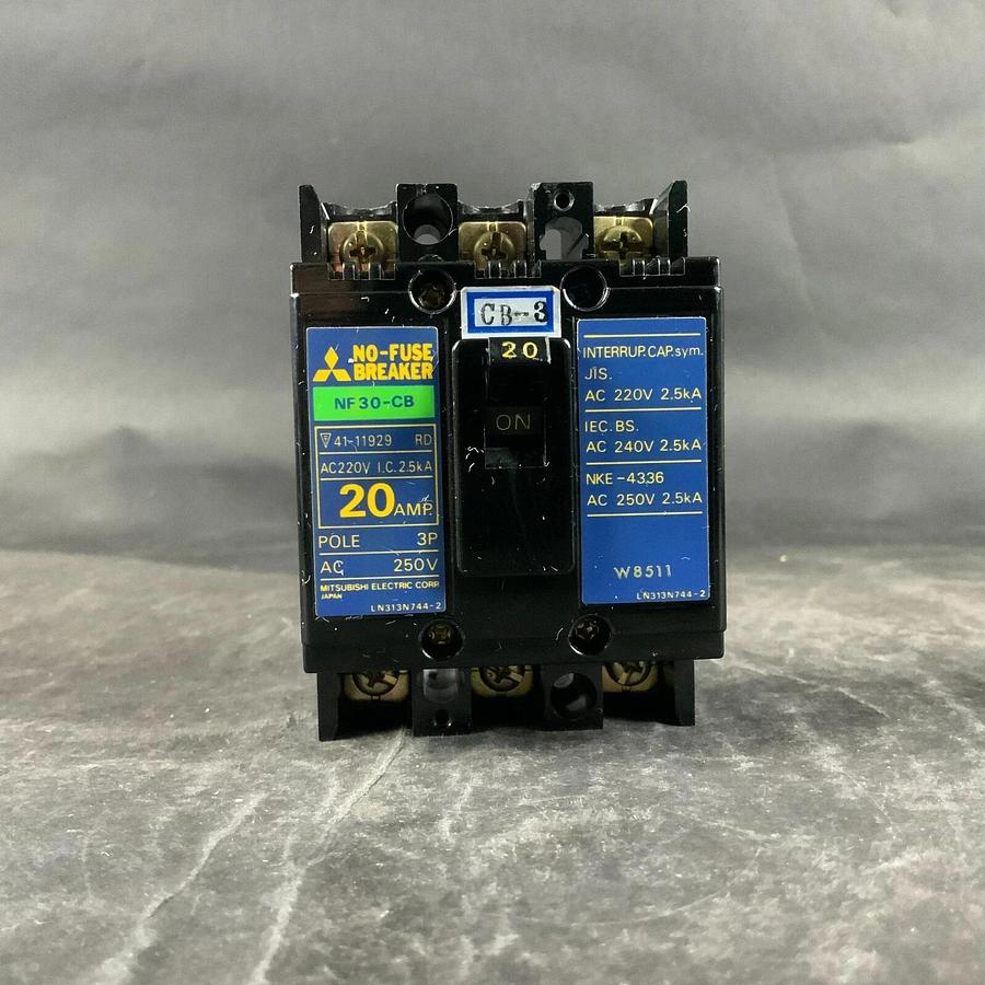 Used MITSUBISHI NF30-CB 20A NO-FUSE BREAKER ($15 OBO)