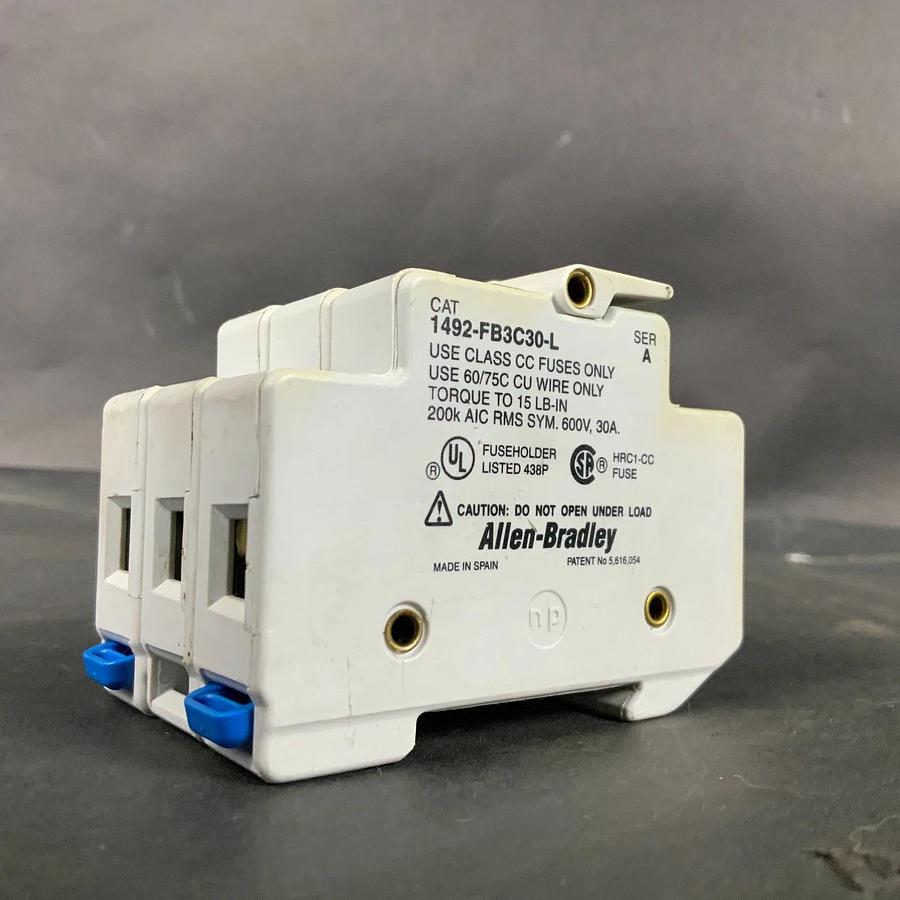 Used ALLEN BRADLEY 1492-FB3C30-L SER A FUSE HOLDER ($25 OBO)