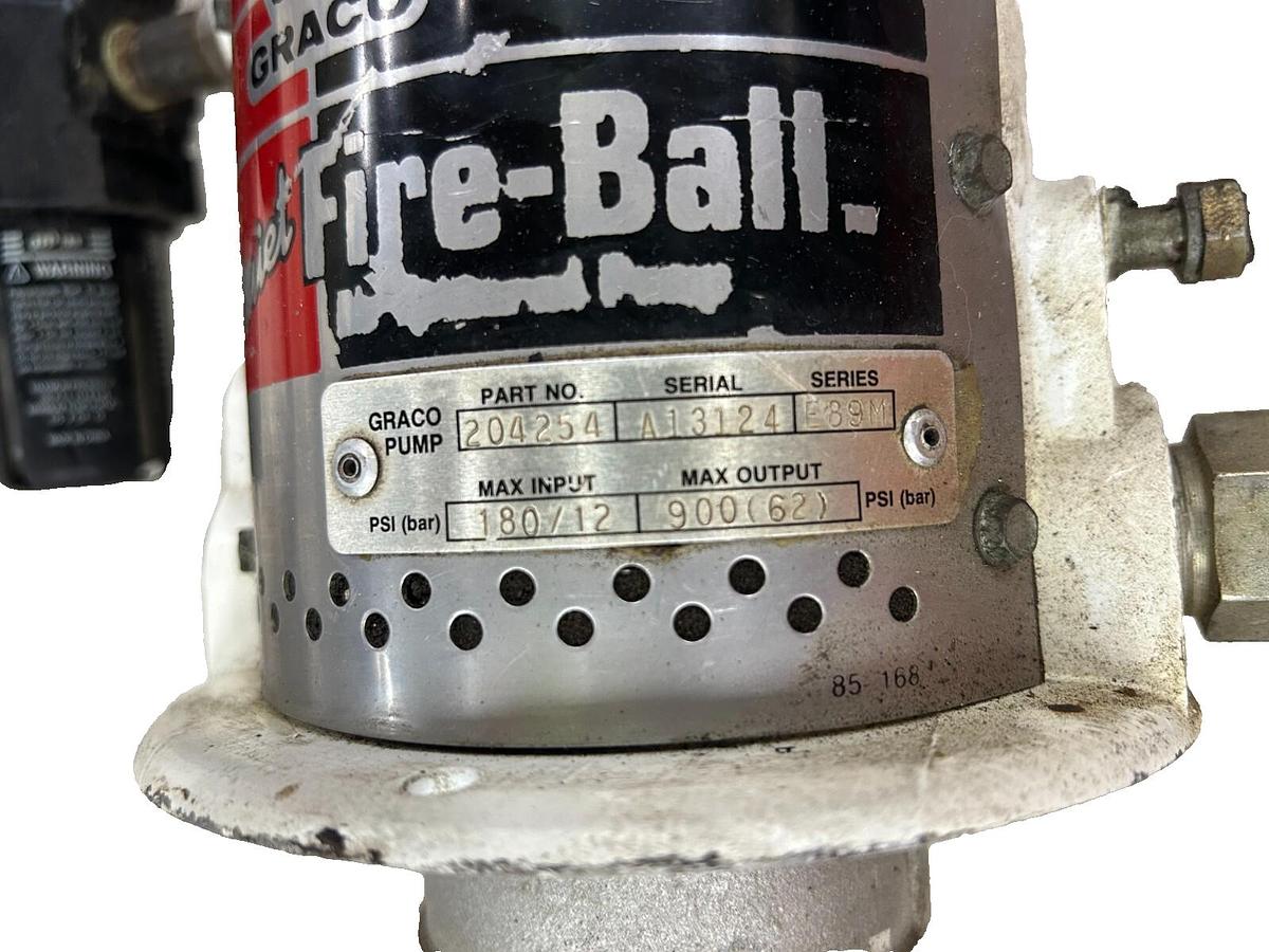 Used Graco 204254 Fire-Ball 300 5:1 Air Powered Oil Pump Pneumatic Transfer Pump OEM