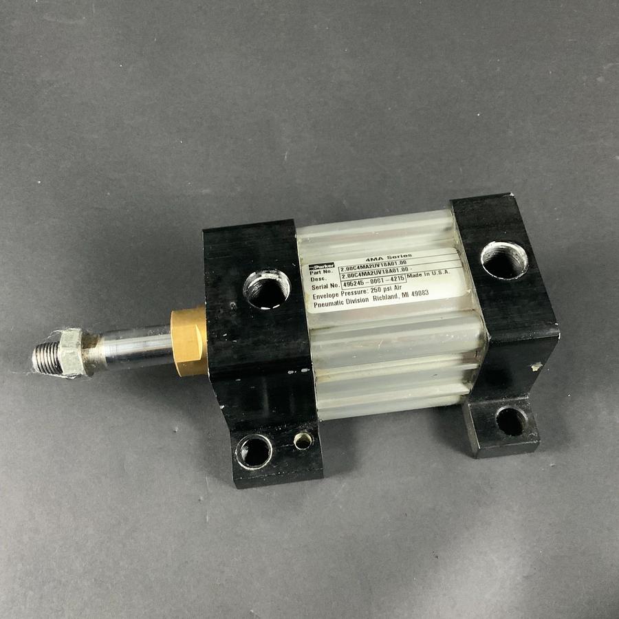 Used PARKER 2.00C4MA2UV18A01.00 PNEUMATIC CYLINDER ($160 OBO)