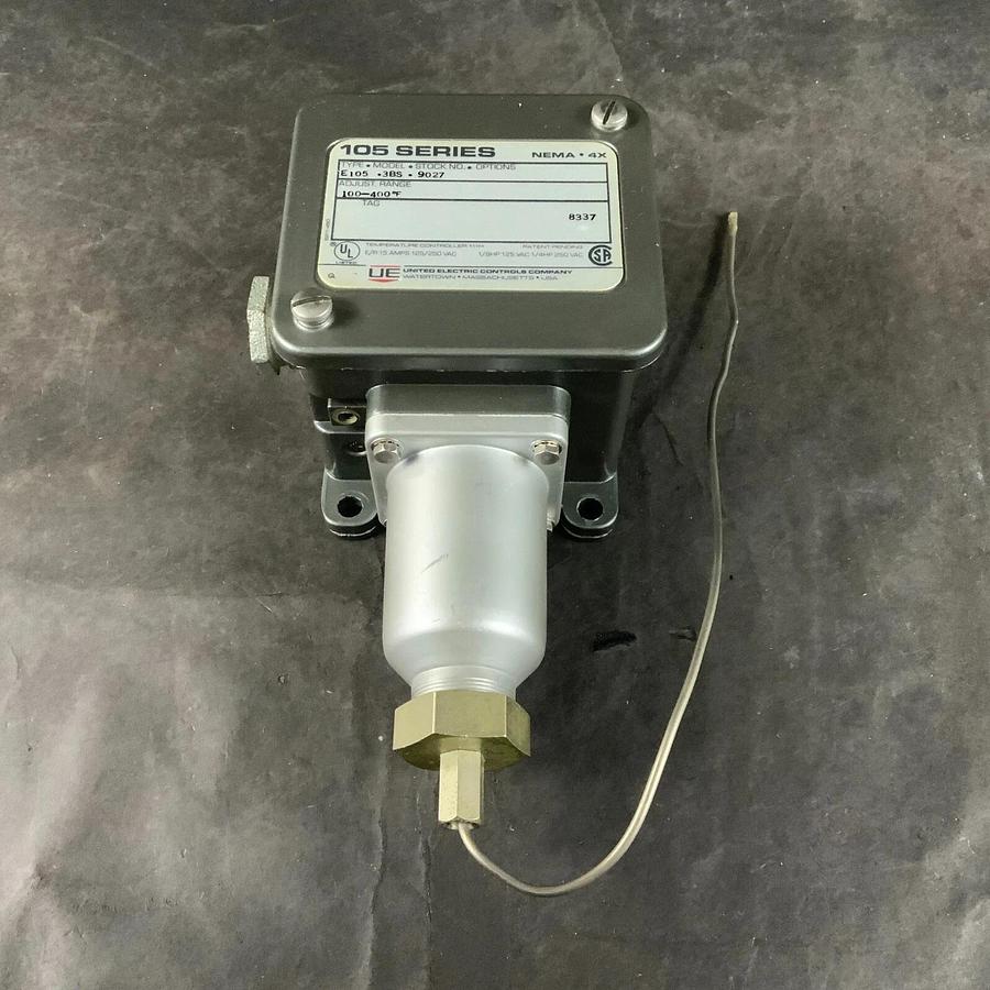 Used UNITED ELECTRIC E105-3BS-9027 TEMPERATURE SWITCH ($50 OBO)