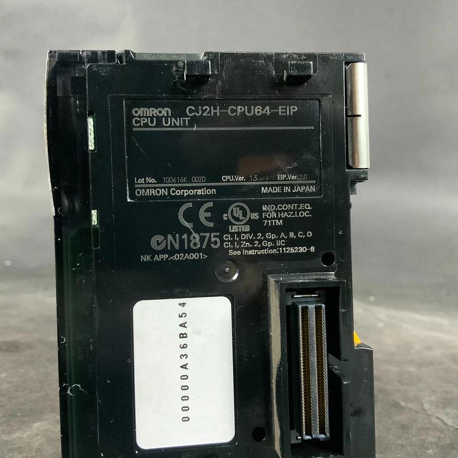 Used OMRON CJ2H-CPU64-EIP CPU UNIT ($1,050 OBO)