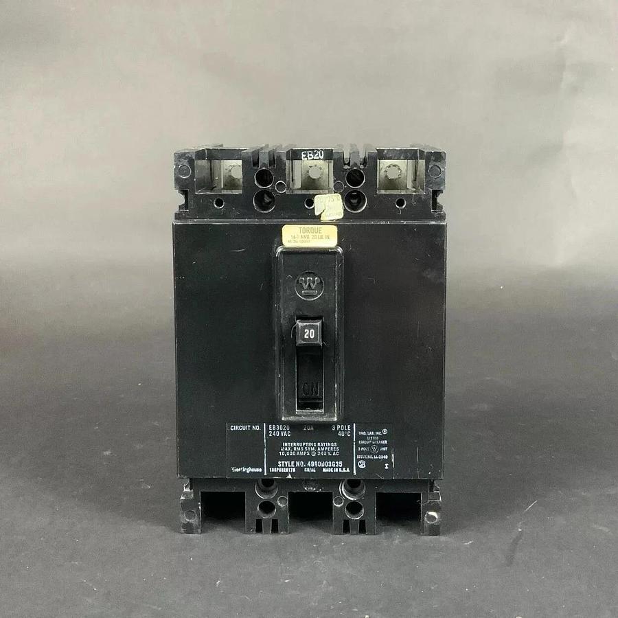Used WESTINGHOUSE EB3020 CIRCUIT BREAKER ($20 OBO)