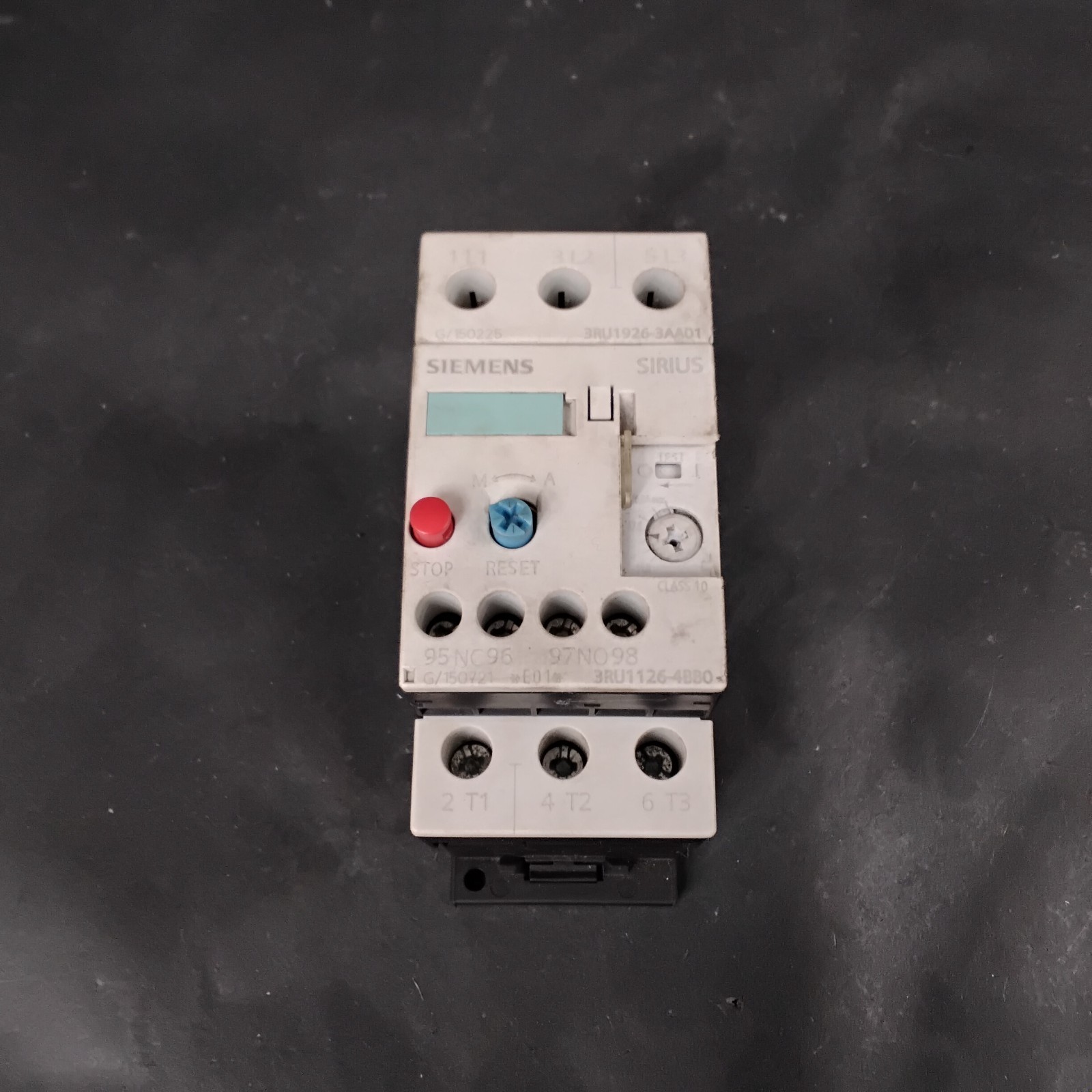 Used SIEMENS 3RU1116-1DB1 OVERLOAD RELAY ($17 OBO)
