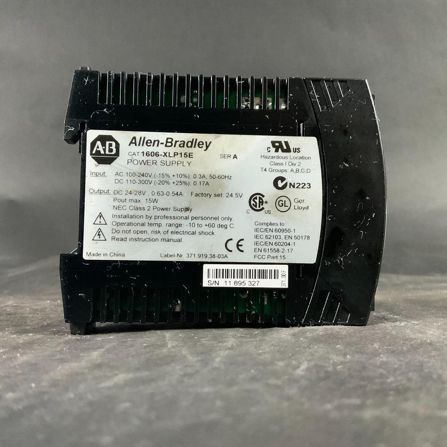 Used ALLEN BRADLEY 1606-XLP15E POWER SUPPLY ($40 OBO)