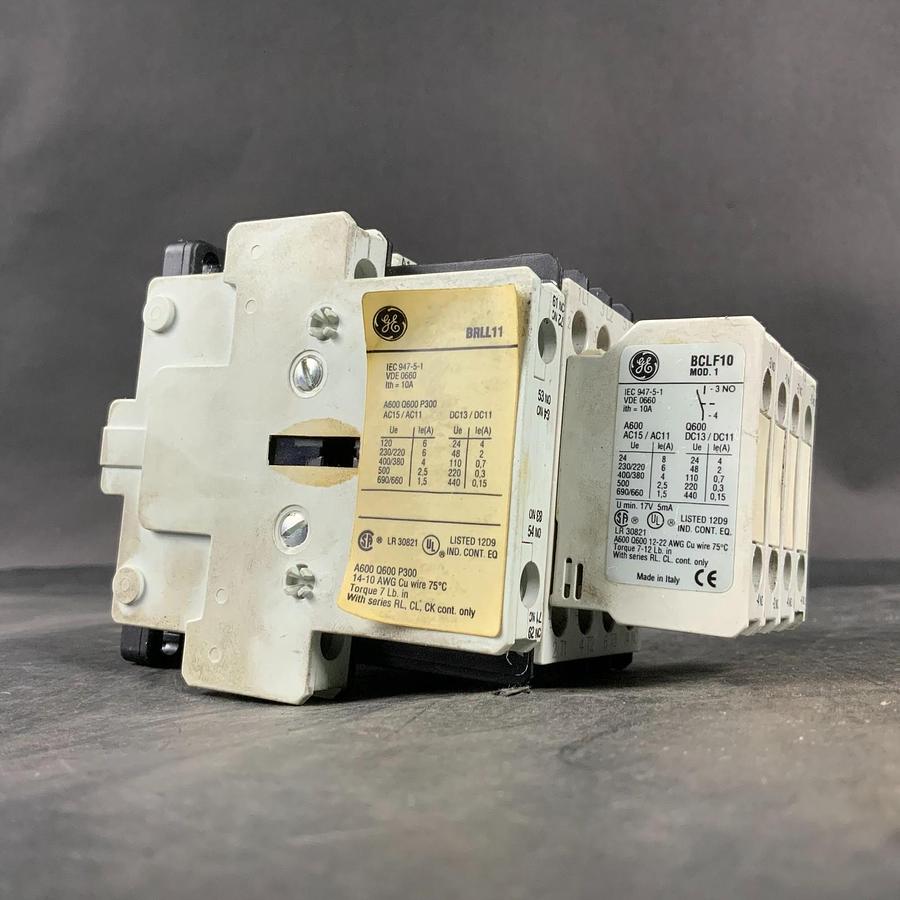 Used GENERAL ELECTRIC CL01A310T CONTACTOR W/ AUX CONTACT ($35 OBO)
